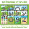 Alphabet Roads with Road Signs: Printable Activity Worksheets for Kids Ages 3-5 (ENGLISH)