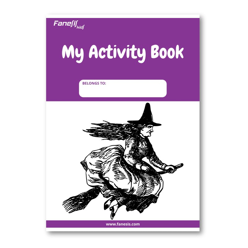 FREE Printable My Activity Book Cover: Halloween