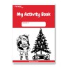 FREE Printable My Activity Book Cover: Christmas