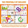 Early Literacy (ENGLISH): Printable Activity Worksheets for Kids Ages 3+