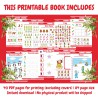 Christmas Busy Book: Printable Activity Worksheets for Kids Ages 3-5