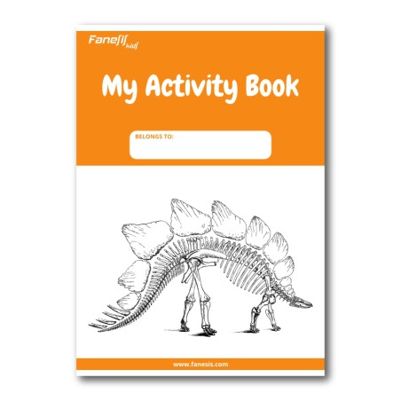 FREE Printable My Activity Book Cover: Dinosaur