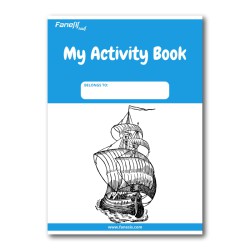 FREE Printable My Activity Book Cover: Ship