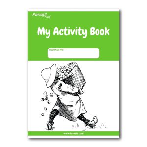 free printable my activity book cover: gardener