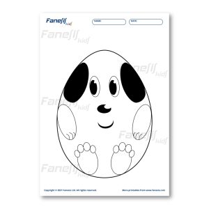 free printable easter egg coloring page 5