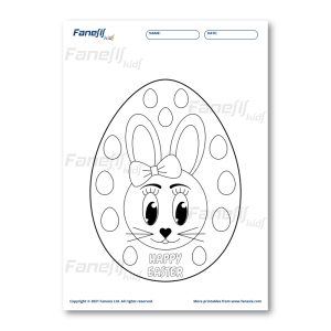 free printable easter egg coloring page 6