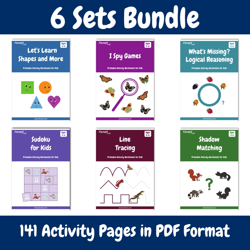 6 sets free bundle: printable activity worksheets for kids ages 3 5 6 sets free bundle: printable activity worksheets for kids ages 3 5