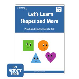 let's learn shapes and more: printable activity worksheets for kids ages 3 5