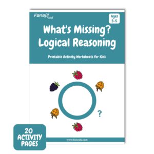 what's missing? logical reasoning: free printable activity worksheets for kids ages 3 5
