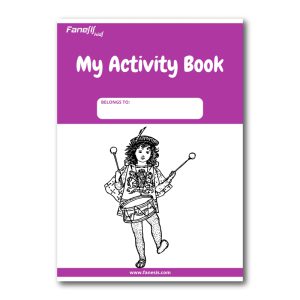 free printable my activity book cover: musician