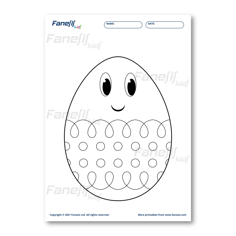 free printable easter egg coloring page 1 free printable easter egg coloring page 1