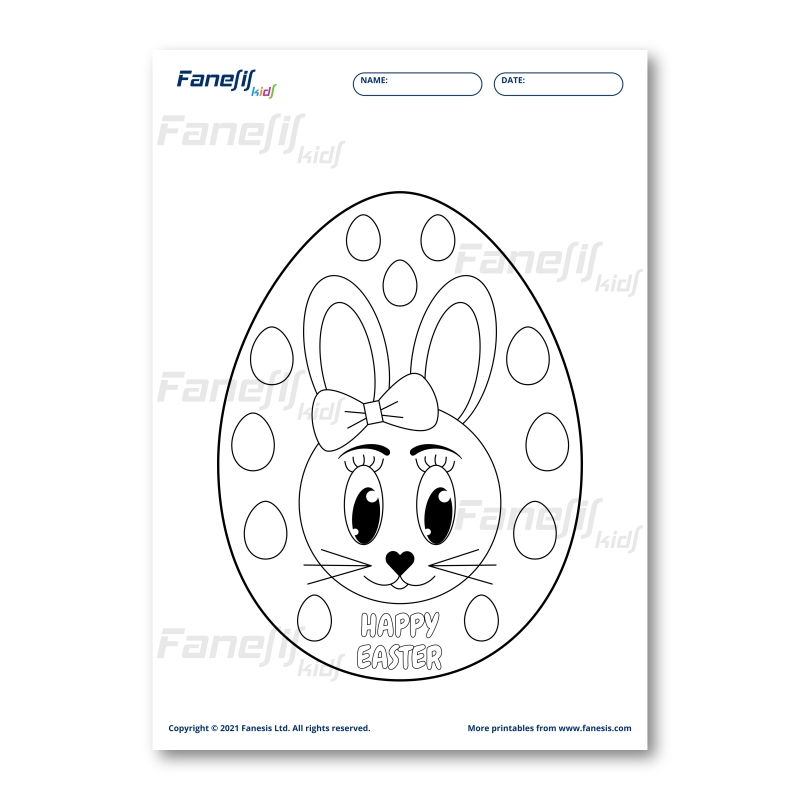 free printable easter egg coloring page 6 free printable easter egg coloring page 6