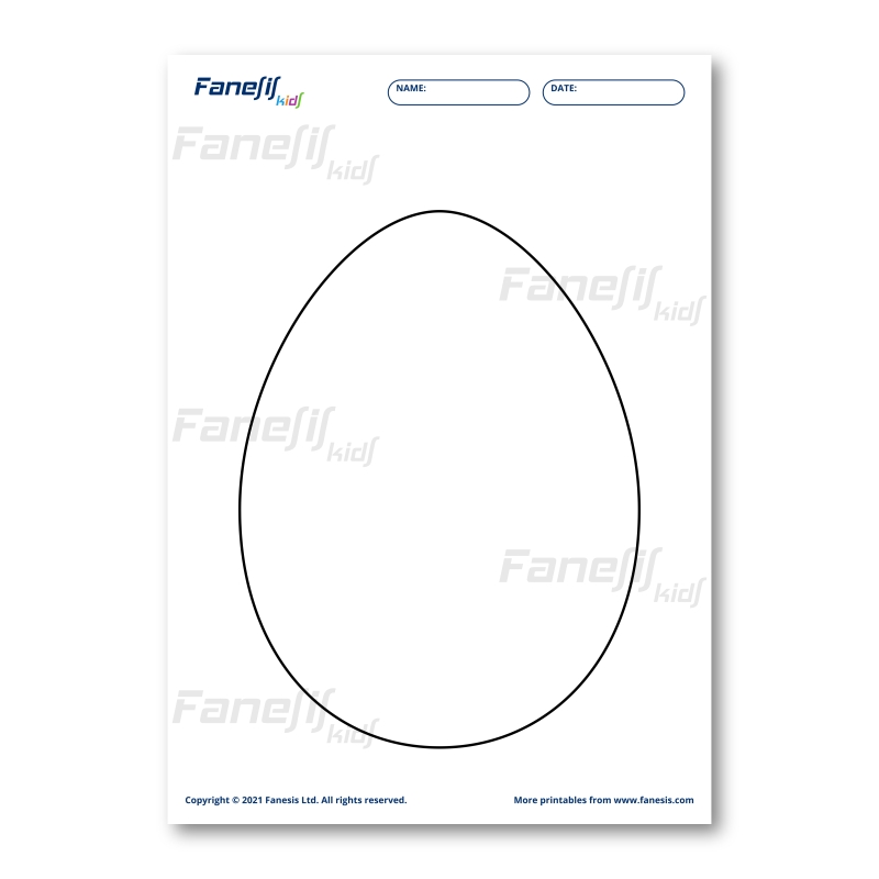 free printable blank easter egg coloring page free printable blank easter egg coloring page